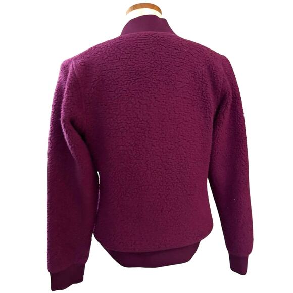 North Face Girls L Purple Fleece Jacket 14-16 Gorpcore Outdoor Crossover Fit - Picture 7 of 10